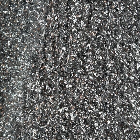 J. Crew Cardigan Cropped silver tinsel yarn size small - Picture 5 of 7